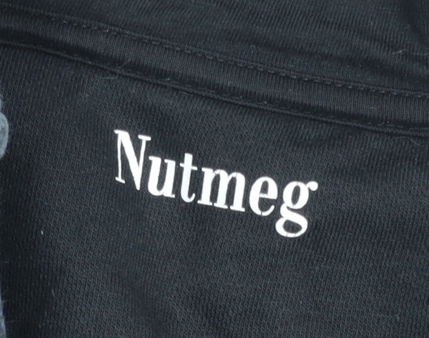 Nutmeg Boys Black Camouflage Full Zip Hoodie 9-10 Years Fleece Hooded Sweatshirt