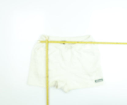 Ellesse Women Ivory Sweat Shorts UK 14 Casual Gym Style