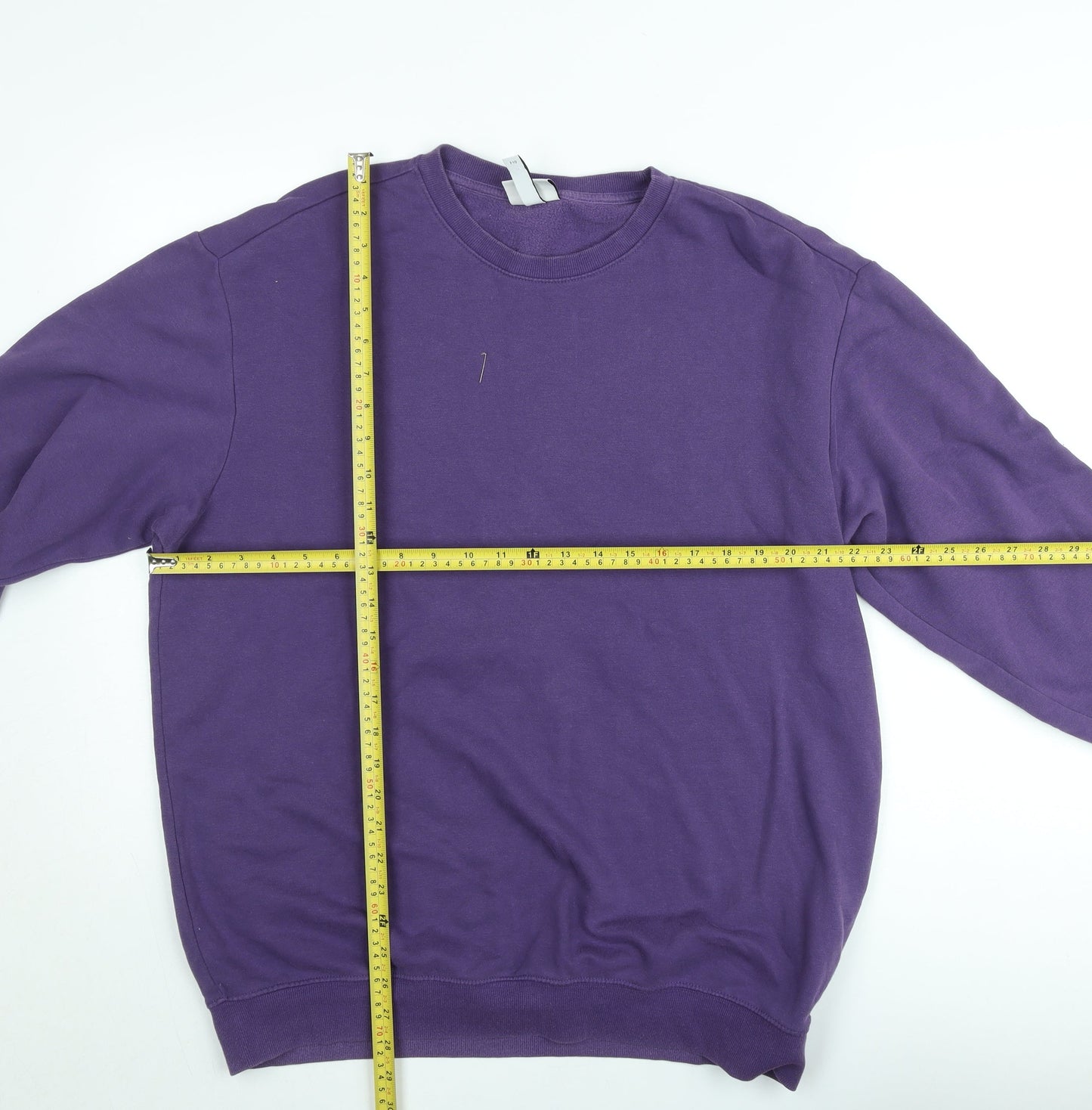 H&M Essentials Women’s Purple Relaxed Fit Sweatshirt Size M