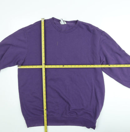 H&M Essentials Women’s Purple Relaxed Fit Sweatshirt Size M