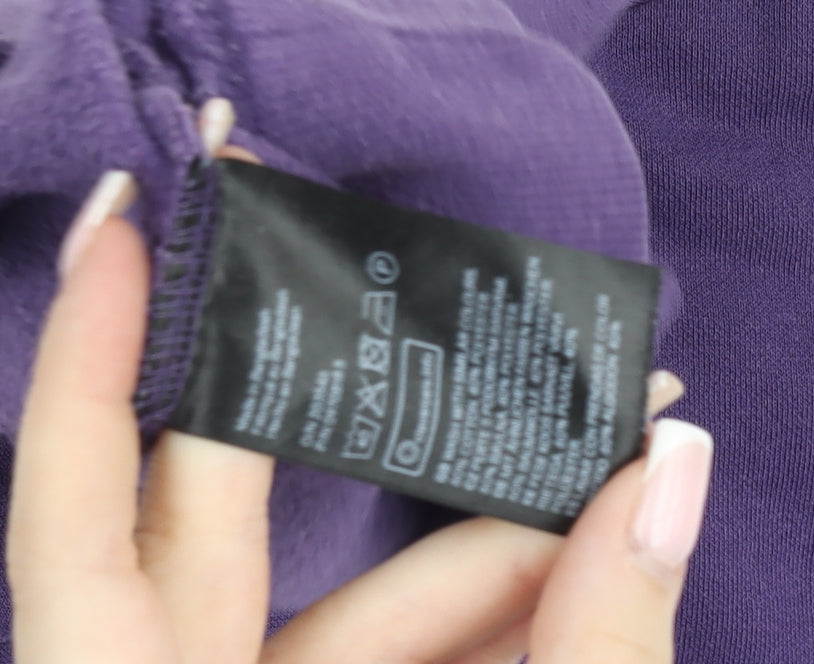 H&M Essentials Women’s Purple Relaxed Fit Sweatshirt Size M
