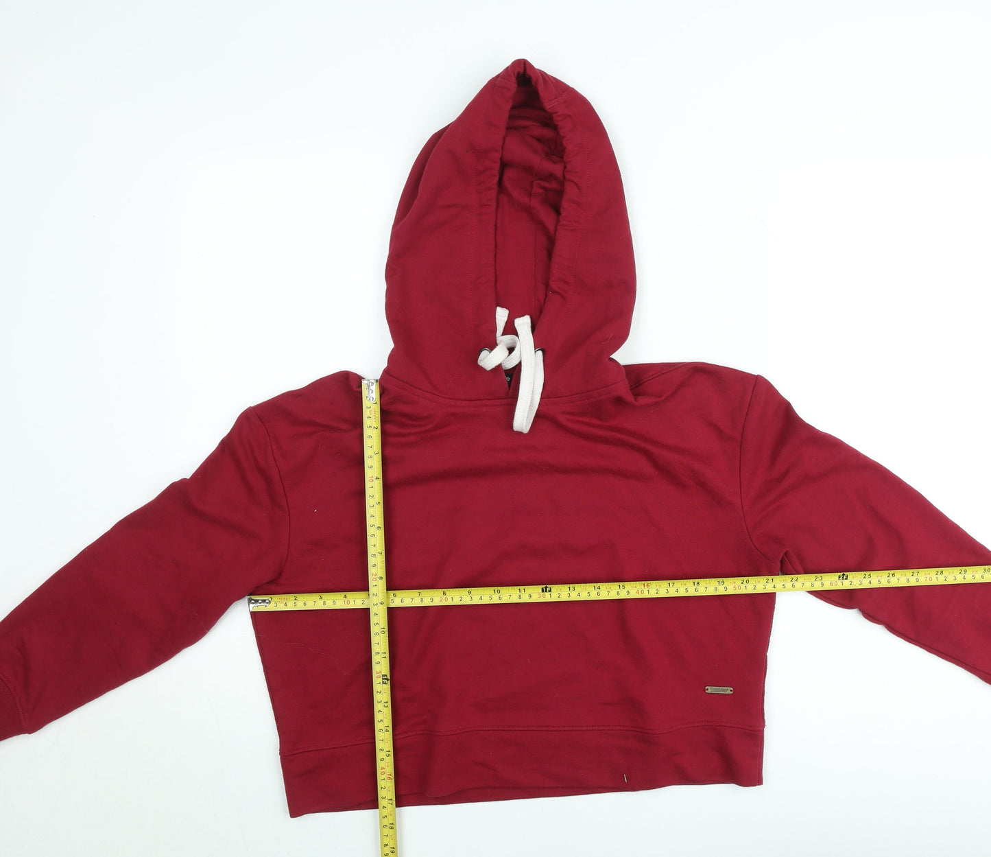 The Roadster Life Co. Women Red Cotton Blend Pullover Hoodie M