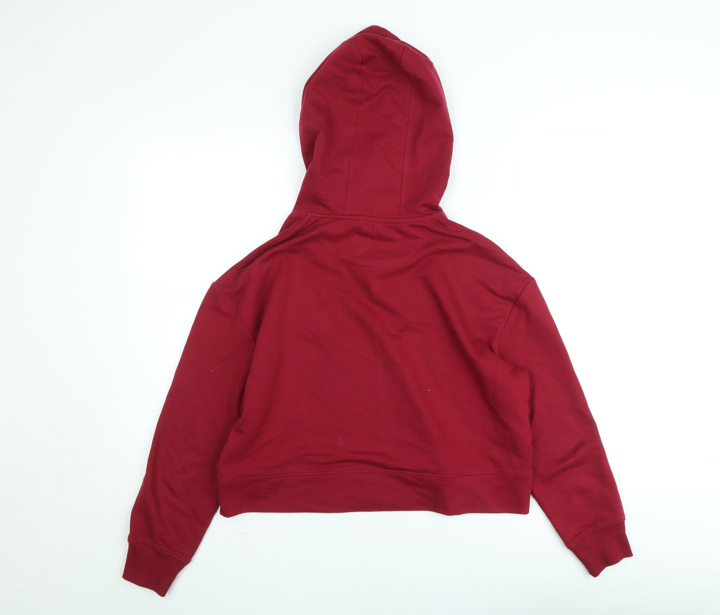 The Roadster Life Co. Women Red Cotton Blend Pullover Hoodie M