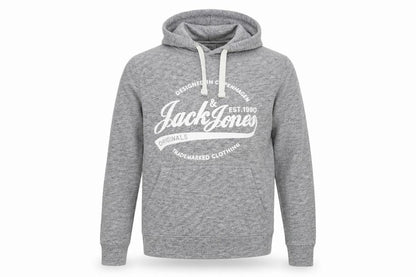 Mens UK Size M JACK & JONES Grey Pullover Hoodie