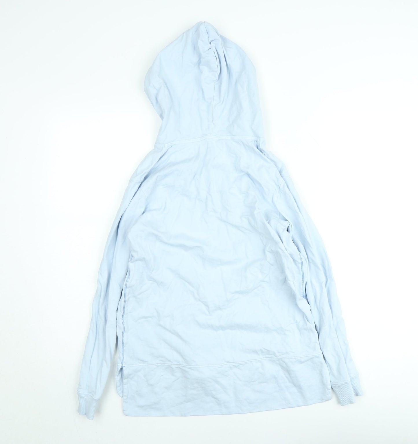 White Stuff Women's Blue Cotton Pullover Hoodie UK 6