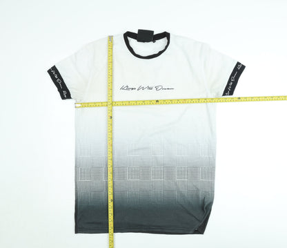 Kings Will Dream Men's White Gradient Graphic T-Shirt Size S