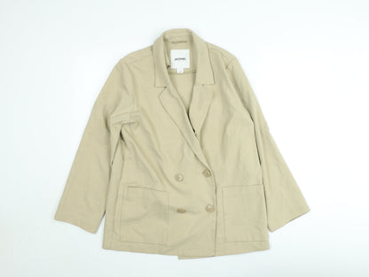 Womens UK Size S Monkl Beige Basic Jacket