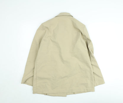 Womens UK Size S Monkl Beige Basic Jacket