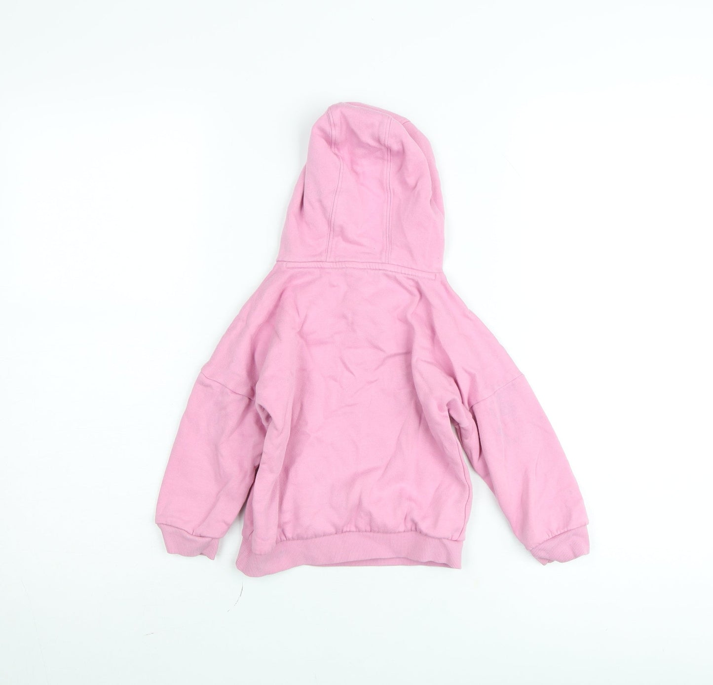 adidas Girls Pink 3 Years Pullover Fleece Hoodie