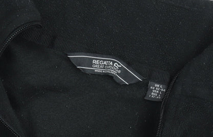 Mens UK Size L Regatta Black Henley Sweatshirt