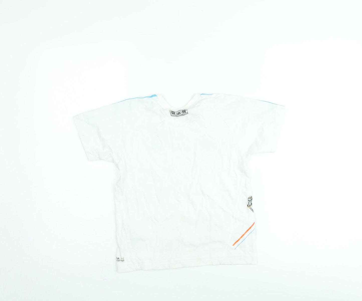 Adidas Boys White London 2012 Olympics Graphic T-Shirt Size 6 Years