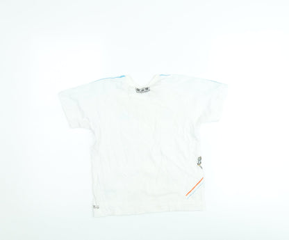 Adidas Boys White London 2012 Olympics Graphic T-Shirt Size 6 Years