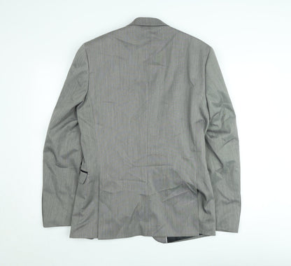 Mens UK Size 38 Red Herring Regular Grey Suit Jacket