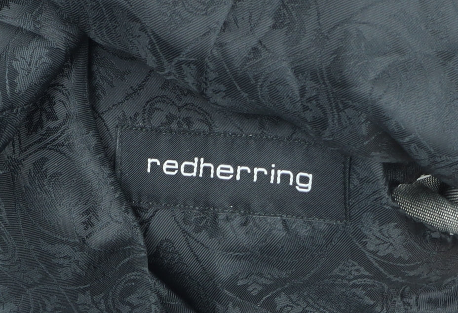 Mens UK Size 38 Red Herring Regular Grey Suit Jacket
