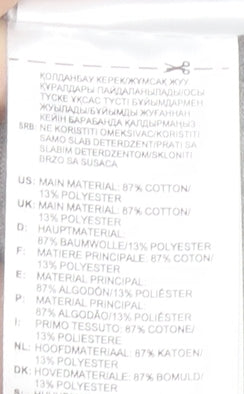 Adidas Boys Grey 11-12 Years Short Sleeve Crew Neck Sports T-Shirt