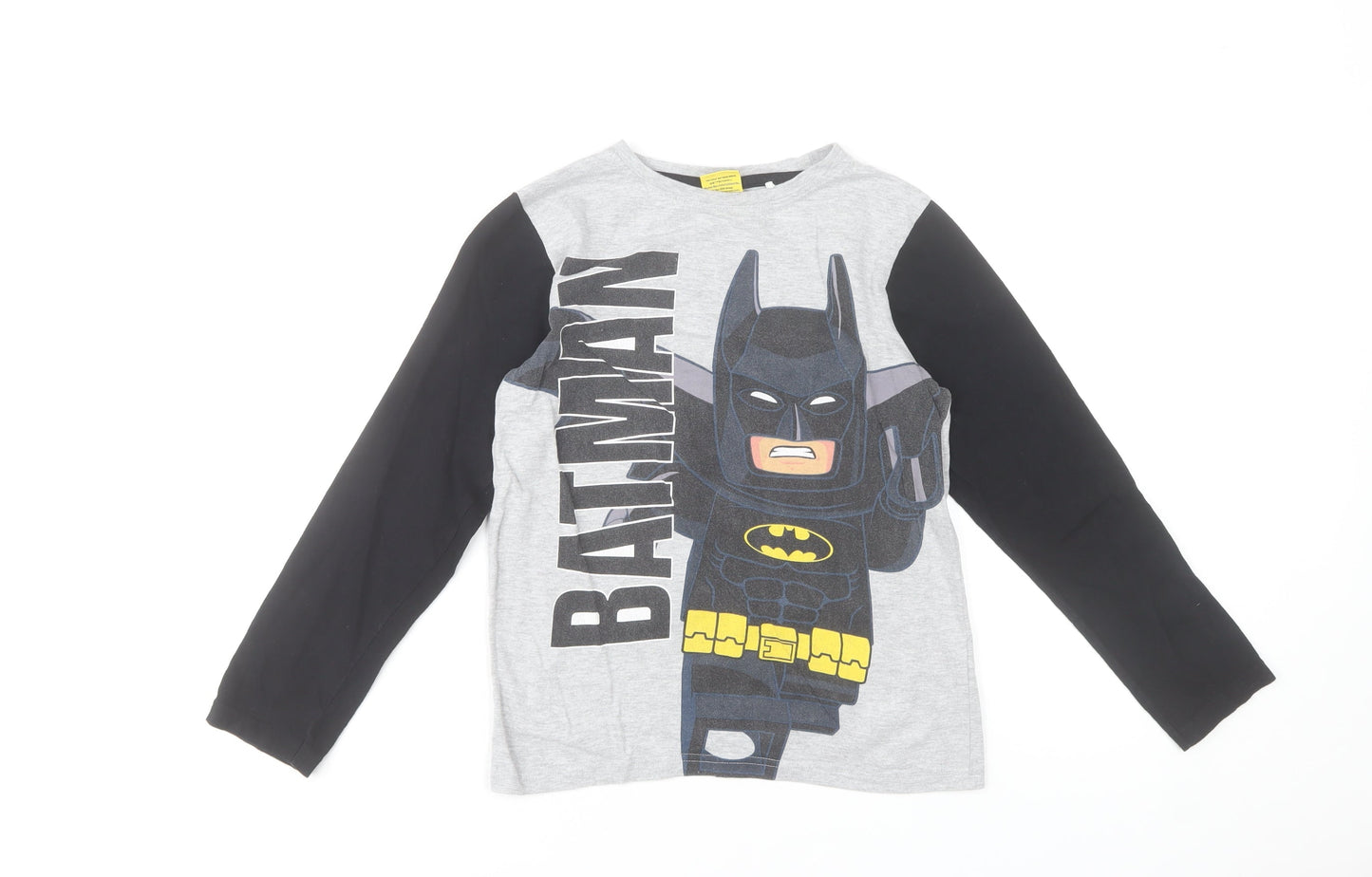 Next Boys Grey & Black Batman Long Sleeve T-Shirt Age 9 Years