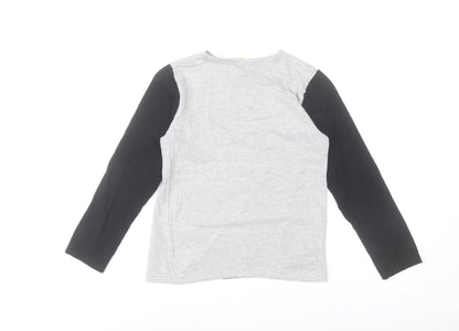 Next Boys Grey & Black Batman Long Sleeve T-Shirt Age 9 Years