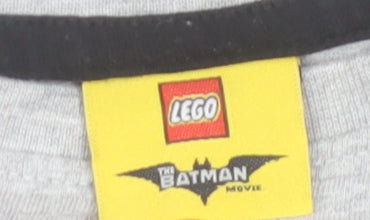 Next Boys Grey & Black Batman Long Sleeve T-Shirt Age 9 Years