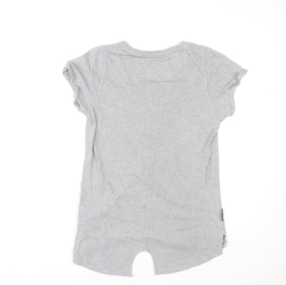 Hi Gear Girls Grey 13-14 Years Butterfly Camp Graphic Cotton T-Shirt
