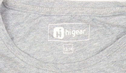 Hi Gear Girls Grey 13-14 Years Butterfly Camp Graphic Cotton T-Shirt