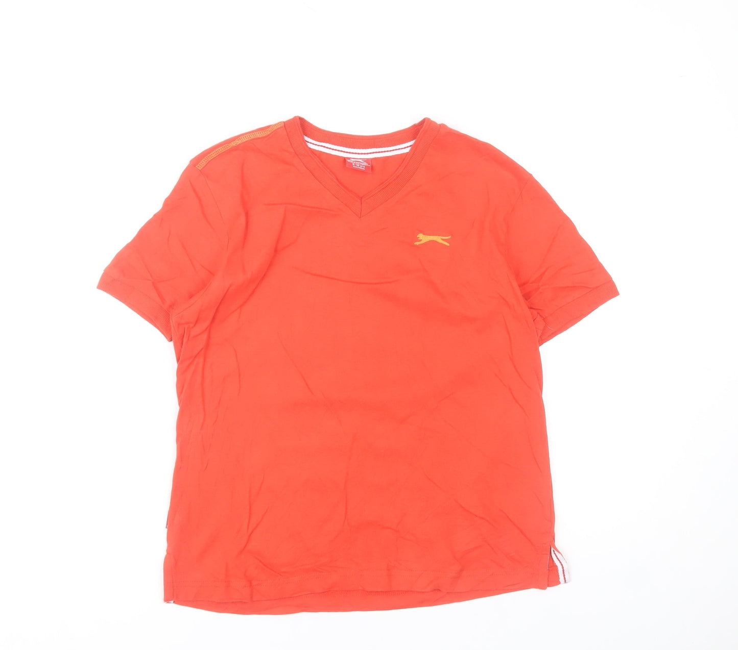 Slazenger Boys Red V-Neck Sports Cotton T-Shirt 9-10 Years