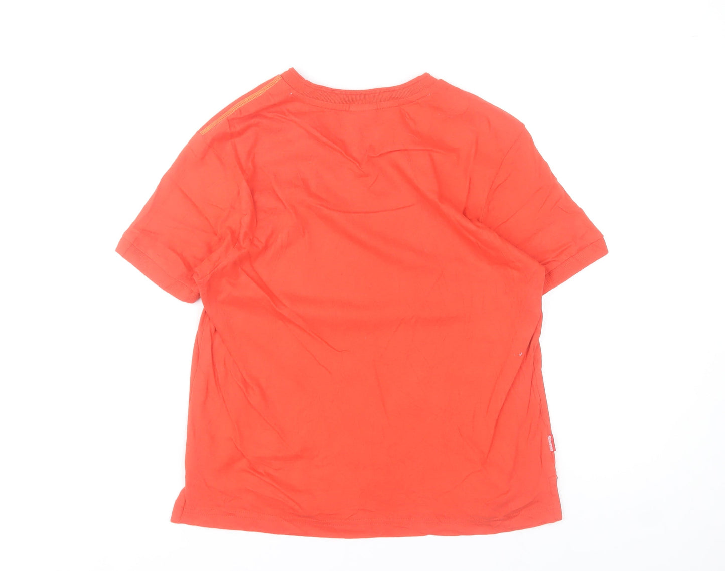 Slazenger Boys Red V-Neck Sports Cotton T-Shirt 9-10 Years