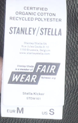 Stanley/Stella Women Green T-Shirt Dress Size 10 Cotton Crew Neck