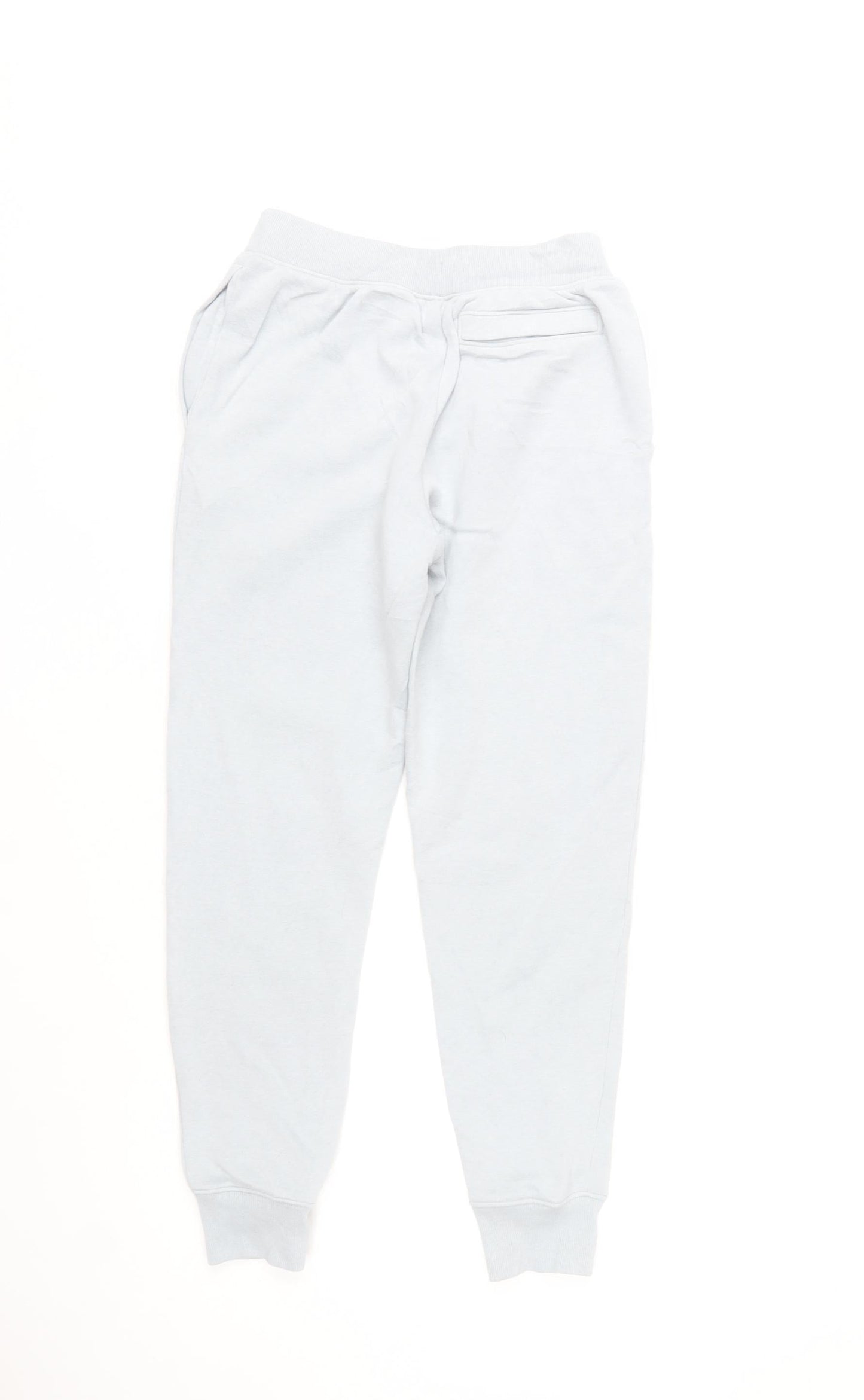 Under Armour Boys White Jogger Sweatpants M Comfortable Cotton Blend