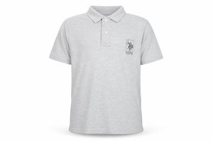 Boys UK Size 15-16 Years U.S. Polo Assn. Grey Basic Polo