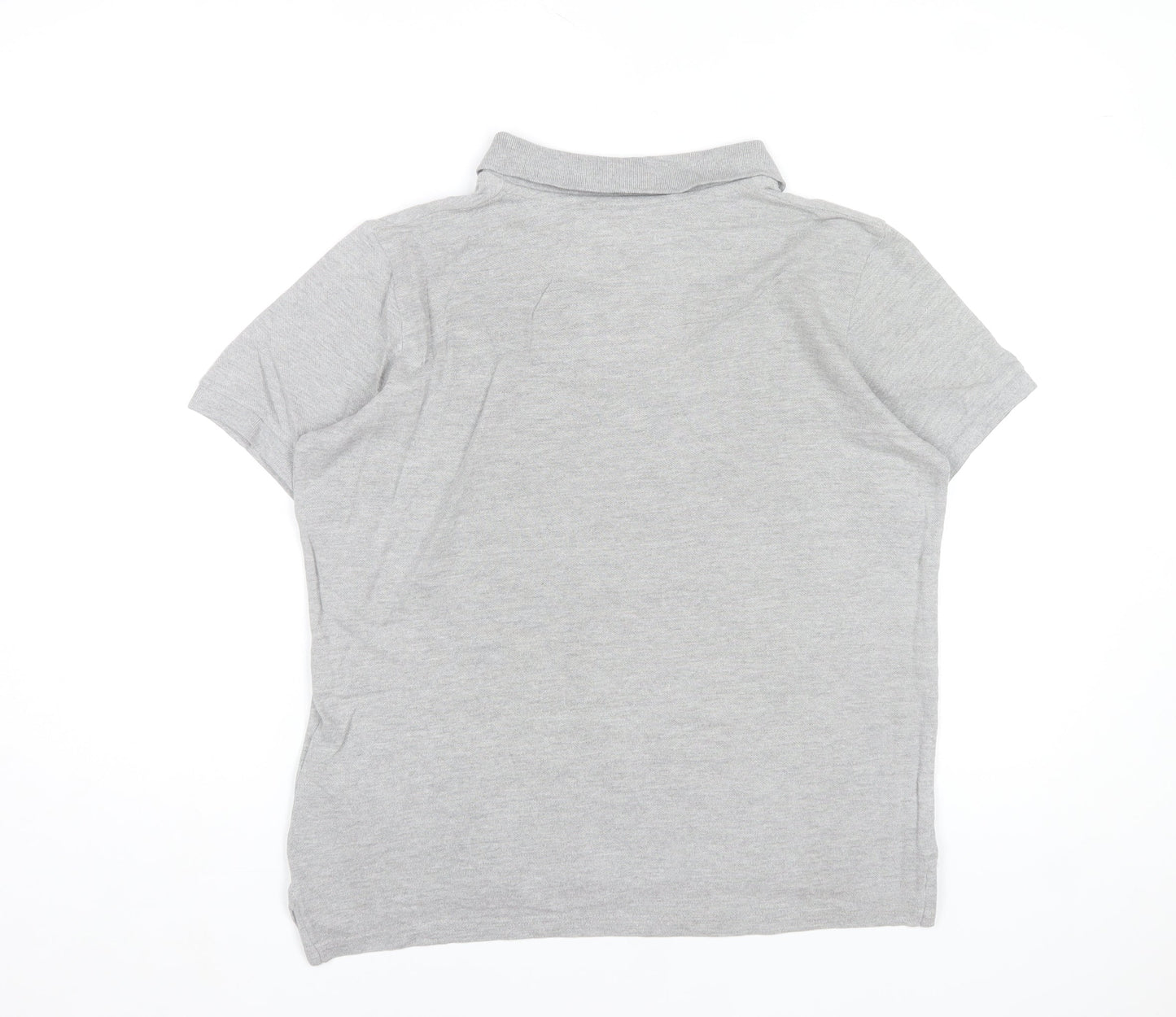 U.S. Polo Assn. Boys Grey Polo Shirt 15-16 Years Regular Fit Casual Top