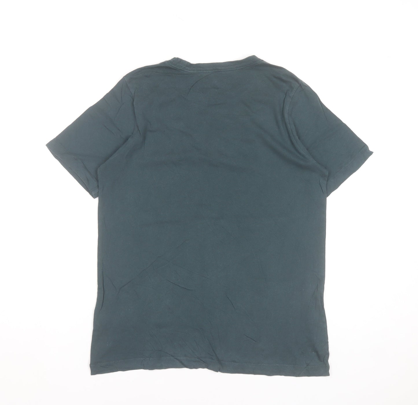 Nike Boys Black XL Basic Sports Logo Cotton T-Shirt