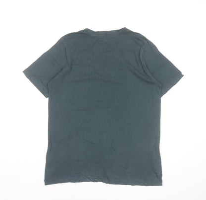 Nike Boys Black XL Basic Sports Logo Cotton T-Shirt