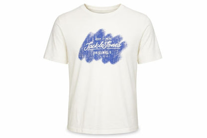 Mens UK Size L JACK & JONES White  T-Shirt