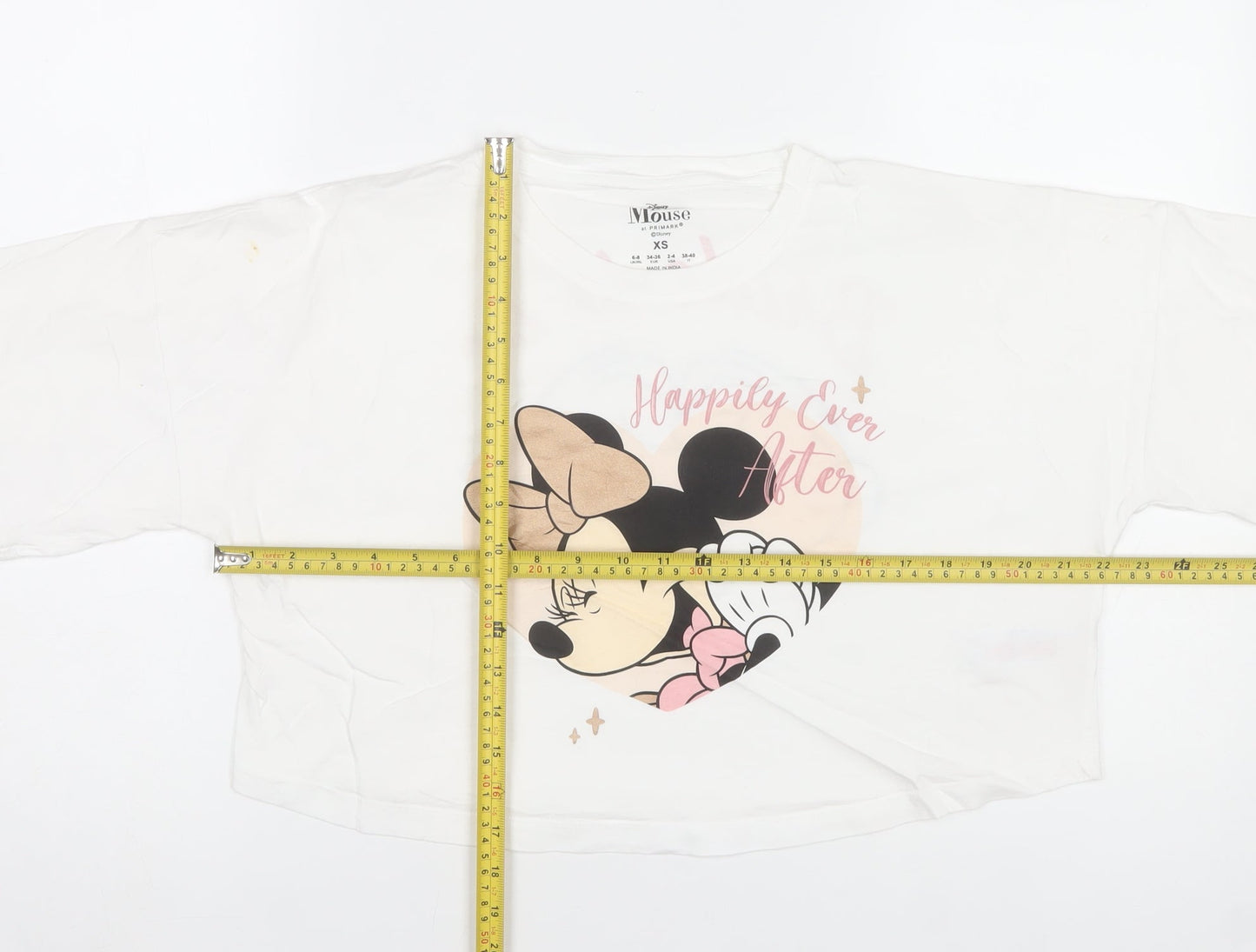 Primark Disney Minnie Mouse Bride To Be White Cotton Nightshirt XS