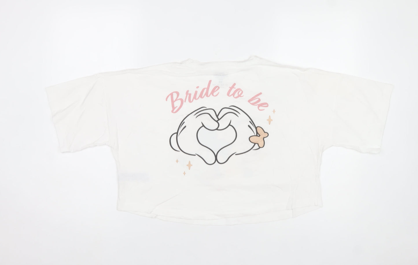 Primark Disney Minnie Mouse Bride To Be White Cotton Nightshirt XS