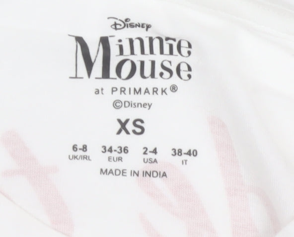 Primark Disney Minnie Mouse Bride To Be White Cotton Nightshirt XS