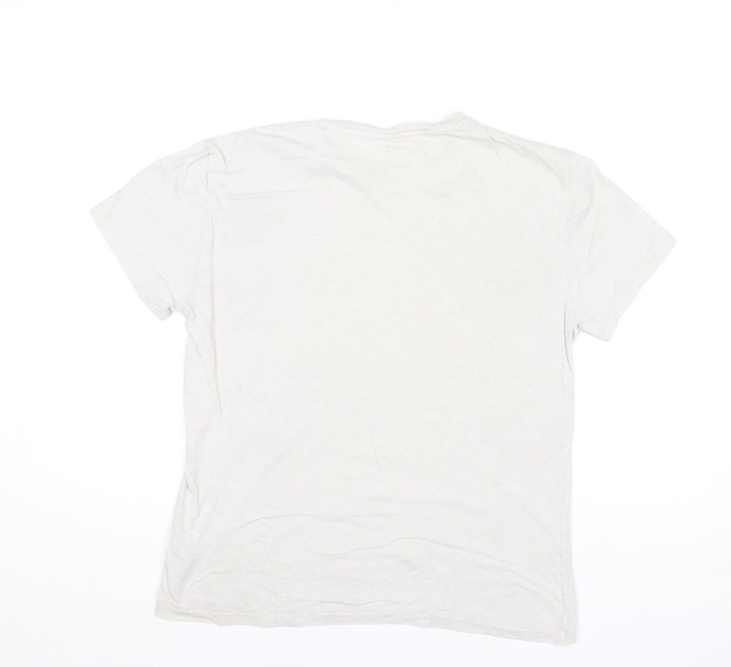 Polo Ralph Lauren Men's Beige Crew Neck Cotton T-Shirt Size S