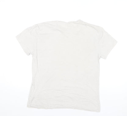 Polo Ralph Lauren Men's Beige Crew Neck Cotton T-Shirt Size S