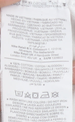 Nike Men's White Crew Neck Short Sleeve Classic Fit T-Shirt XL