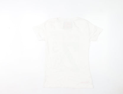 Kukri Womens White Hong Kong Sevens Cotton T-Shirt Size 10