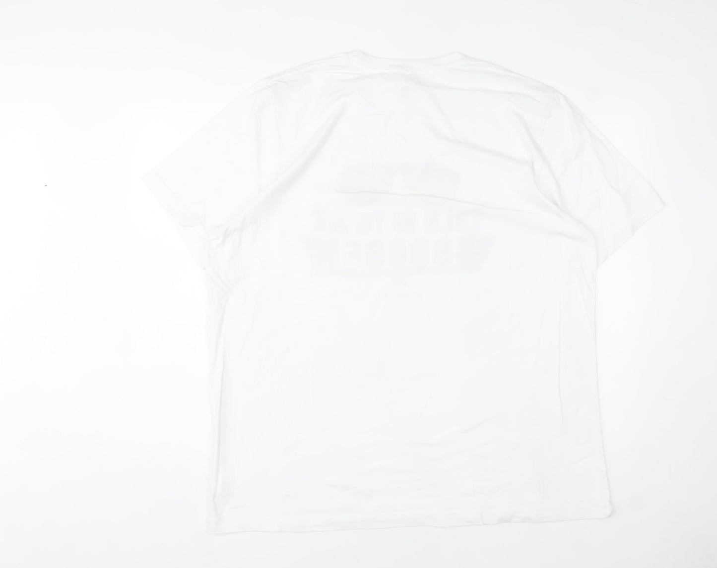 Bella + Canvas Men’s White 2XL Funny Graphic Cotton T-Shirt