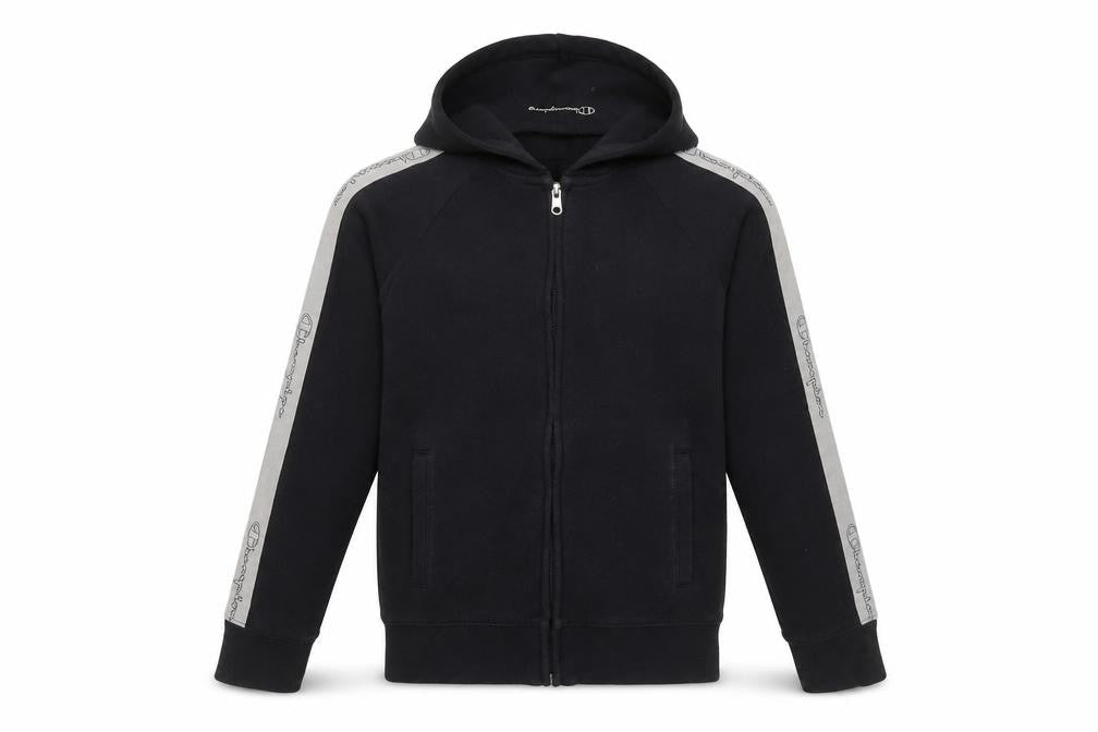 Boys UK Size 9-10 Years Champion Black Full Zip Hoodie