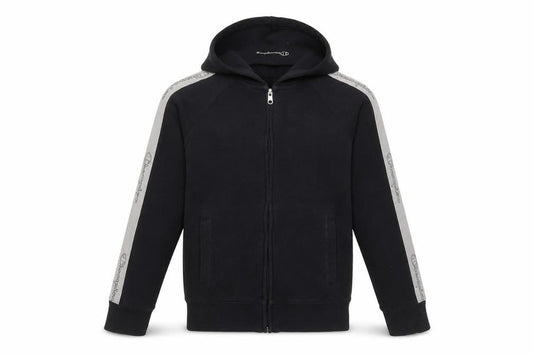 Boys UK Size 9-10 Years Champion Black Full Zip Hoodie