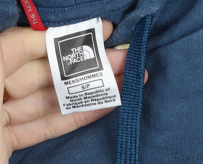 The North Face Men's Blue Pullover Hoodie Size S Graphic Outdoor