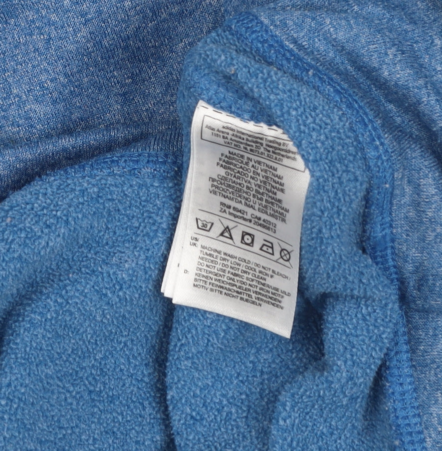 Reebok Women's Blue Medium Pullover Sweatshirt with Cowl Neck