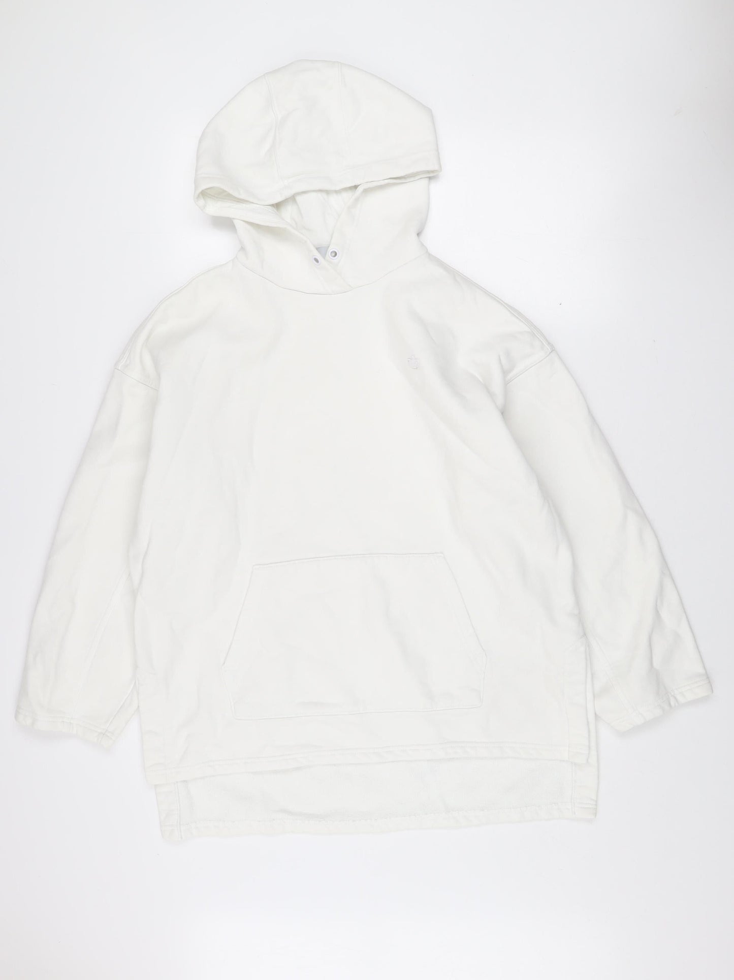 Mens UK Size L adidas White Pullover Hoodie