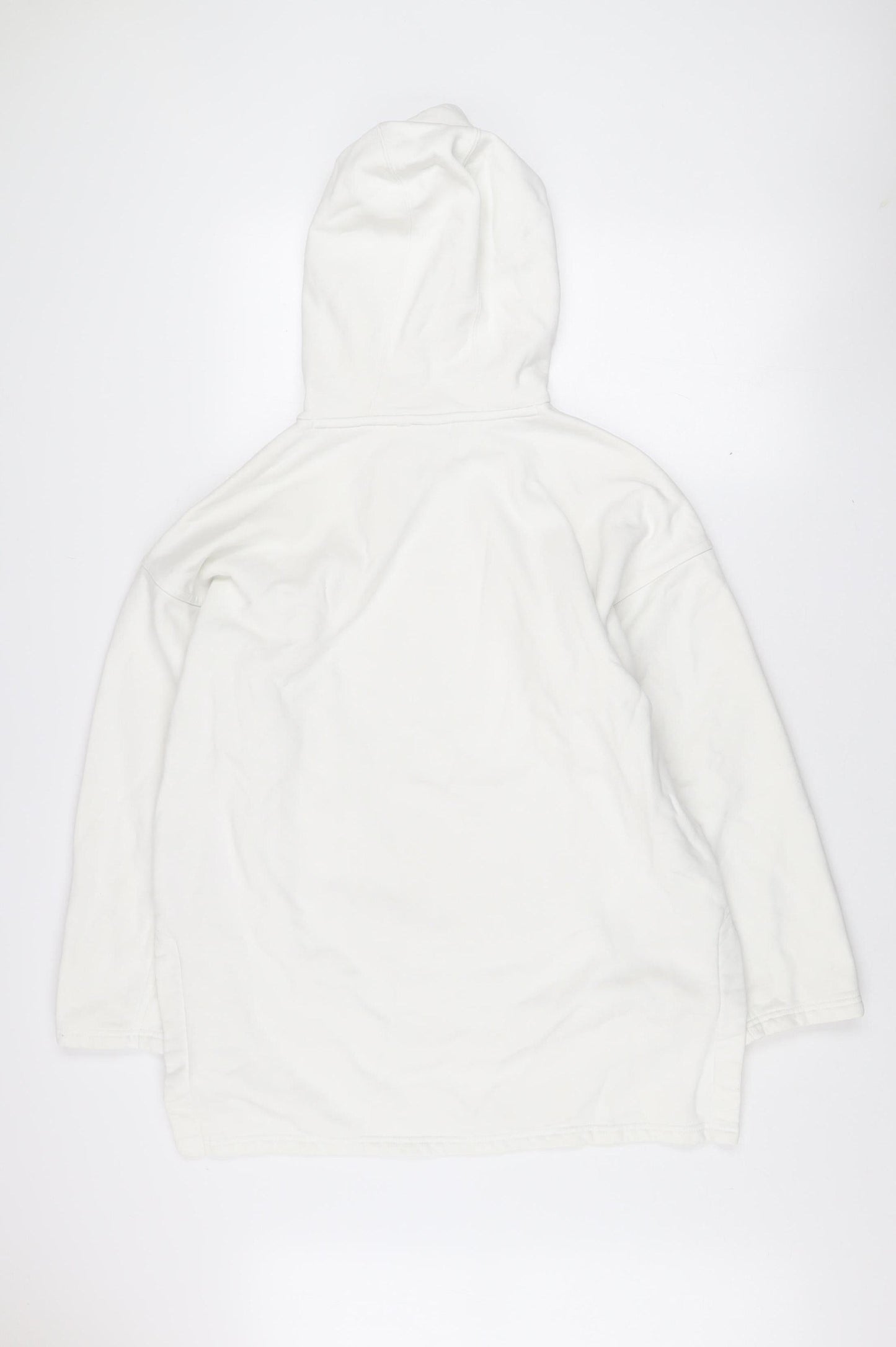Mens UK Size L adidas White Pullover Hoodie