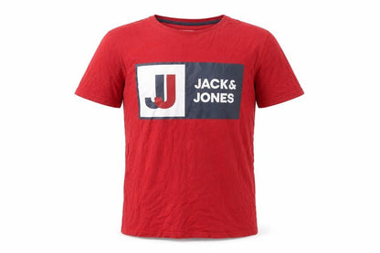 Mens UK Size M JACK & JONES Red  T-Shirt