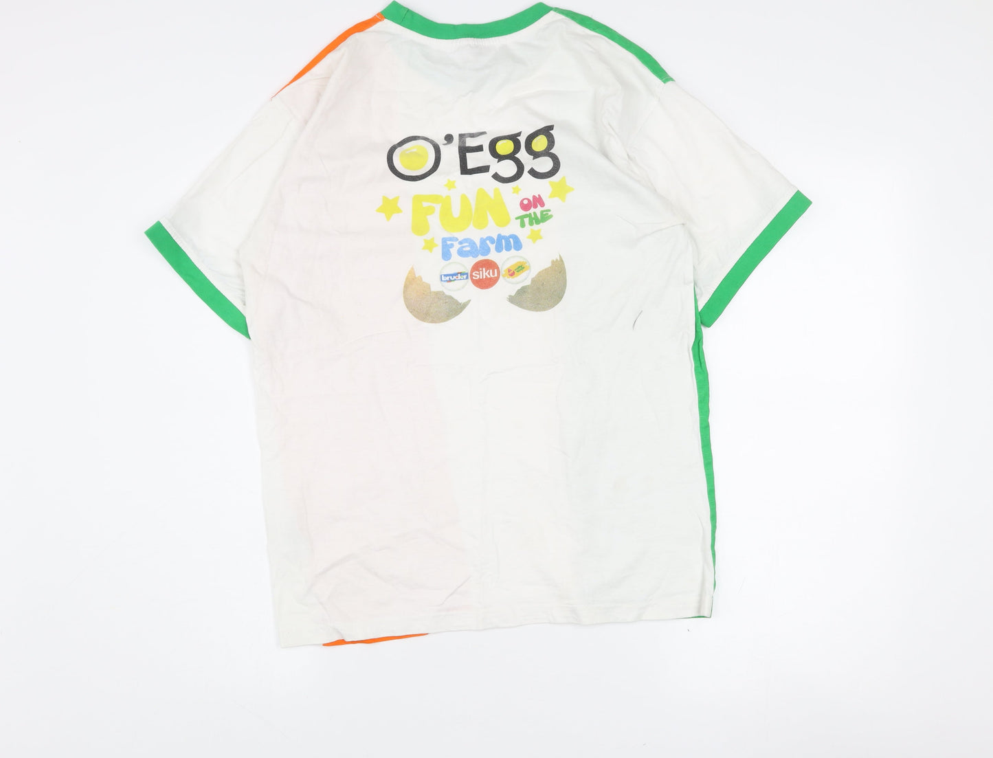 Tour Collection Men's Multicolour Flag Graphic Cotton T-Shirt Size S
