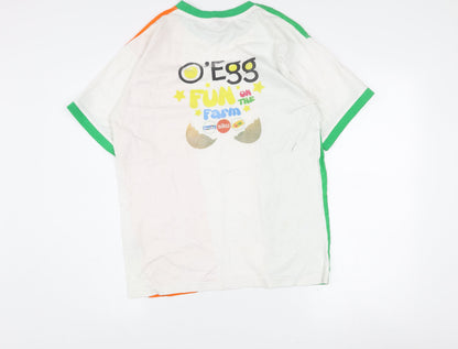 Tour Collection Men's Multicolour Flag Graphic Cotton T-Shirt Size S